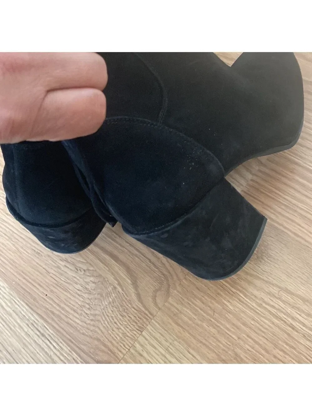 Aquatalia suede boots.